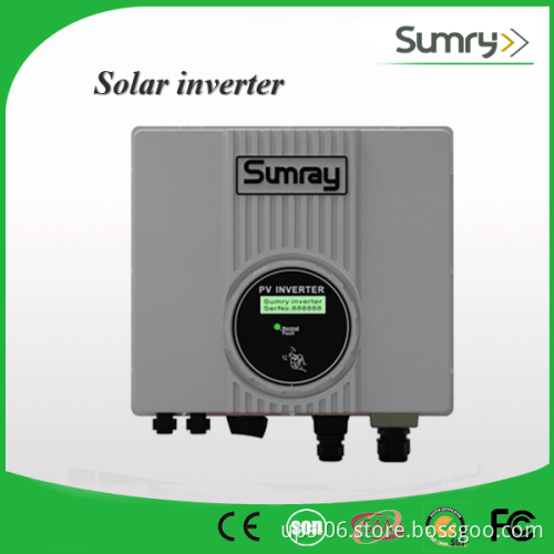 IEC62109 certificated grid tie solar inverter 4000w, 4kw on grid solar inverter with mppt tracker